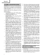 Preview for 7 page of Hitachi Koki H 65SB Handling Instructions Manual