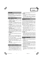 Preview for 15 page of Hitachi Koki H 65SC Handling Instructions Manual