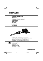 Preview for 1 page of Hitachi Koki H70SA Handling Instructions Manual