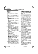 Preview for 8 page of Hitachi Koki H70SA Handling Instructions Manual