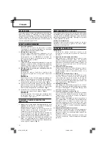 Preview for 14 page of Hitachi Koki H70SA Handling Instructions Manual