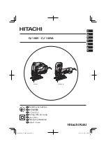 Preview for 1 page of Hitachi Koki Hitachi CJ160V Handling Instructions Manual