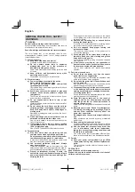 Preview for 2 page of Hitachi Koki Hitachi CJ160V Handling Instructions Manual