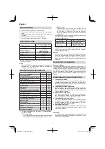 Preview for 4 page of Hitachi Koki Hitachi CJ160V Handling Instructions Manual