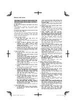 Preview for 22 page of Hitachi Koki Hitachi CJ160V Handling Instructions Manual