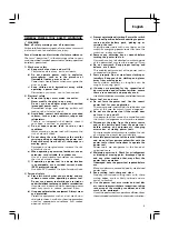 Предварительный просмотр 5 страницы Hitachi Koki Instruction ManualDH 22PG Handling Instructions Manual