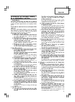 Предварительный просмотр 11 страницы Hitachi Koki Instruction ManualDH 22PG Handling Instructions Manual