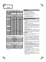 Предварительный просмотр 14 страницы Hitachi Koki Instruction ManualDH 22PG Handling Instructions Manual