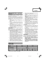 Предварительный просмотр 31 страницы Hitachi Koki N 14DSL Handling Instructions Manual