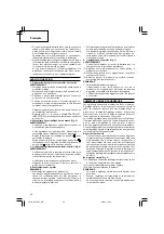 Предварительный просмотр 34 страницы Hitachi Koki N 14DSL Handling Instructions Manual