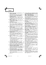 Предварительный просмотр 40 страницы Hitachi Koki N 14DSL Handling Instructions Manual