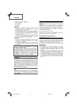 Preview for 46 page of Hitachi Koki N 14DSL Handling Instructions Manual