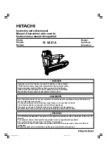 Preview for 1 page of Hitachi Koki N 5021A Instruction And Safety Manual