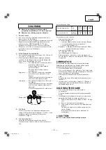 Preview for 9 page of Hitachi Koki N 5021A Instruction And Safety Manual