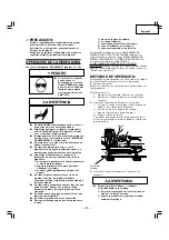 Preview for 41 page of Hitachi Koki N 5021A Instruction And Safety Manual