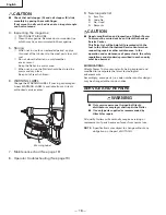 Предварительный просмотр 18 страницы Hitachi Koki NV 75AG Instruction And Safety Manual