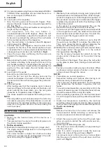 Предварительный просмотр 34 страницы Hitachi Koki NV 90AB Handling Instructions Manual