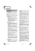 Предварительный просмотр 26 страницы Hitachi Koki P 20SB Handling Instructions Manual