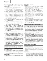 Preview for 16 page of Hitachi Koki P 20SE Handling Instructions Manual