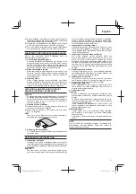 Предварительный просмотр 11 страницы Hitachi Koki P 20ST Handling Instructions Manual