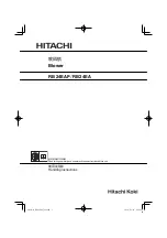 Hitachi Koki RB 24EA Handling Instructions Manual preview