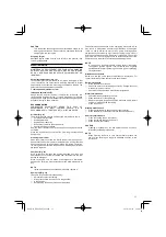 Preview for 11 page of Hitachi Koki RB 24EA Handling Instructions Manual