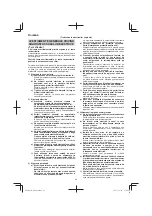 Preview for 44 page of Hitachi Koki RB 40SA Handling Instructions Manual