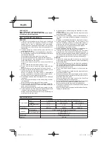 Preview for 6 page of Hitachi Koki RH 650V Handling Instructions Manual