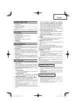 Preview for 7 page of Hitachi Koki RH 650V Handling Instructions Manual