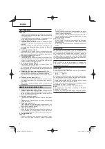 Preview for 8 page of Hitachi Koki RH 650V Handling Instructions Manual