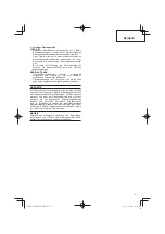 Preview for 13 page of Hitachi Koki RH 650V Handling Instructions Manual