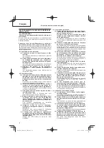 Preview for 14 page of Hitachi Koki RH 650V Handling Instructions Manual