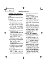 Preview for 18 page of Hitachi Koki RH 650V Handling Instructions Manual