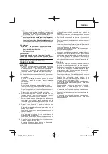 Preview for 19 page of Hitachi Koki RH 650V Handling Instructions Manual