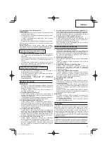 Preview for 21 page of Hitachi Koki RH 650V Handling Instructions Manual