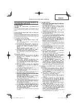 Preview for 27 page of Hitachi Koki RH 650V Handling Instructions Manual