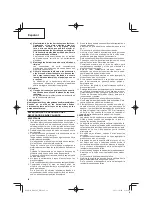 Preview for 28 page of Hitachi Koki RH 650V Handling Instructions Manual