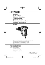 Hitachi Koki RH600T Handling Instructions Manual preview