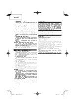 Preview for 8 page of Hitachi Koki RH600T Handling Instructions Manual