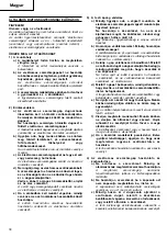 Предварительный просмотр 19 страницы Hitachi Koki SV 12SG Handling Instructions Manual