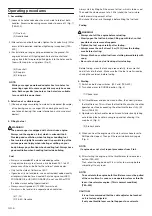 Preview for 10 page of Hitachi Koki Tanaka JEA-50 Handling Instructions Manual