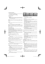 Предварительный просмотр 10 страницы Hitachi Koki Tanaka TCG 22EAB Handling Instructions Manual