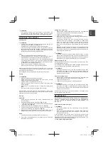 Предварительный просмотр 11 страницы Hitachi Koki Tanaka TCG 22EAB Handling Instructions Manual