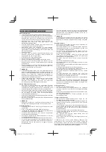 Предварительный просмотр 16 страницы Hitachi Koki Tanaka TCG 22EAB Handling Instructions Manual