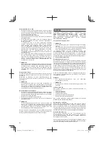 Предварительный просмотр 20 страницы Hitachi Koki Tanaka TCG 22EAB Handling Instructions Manual