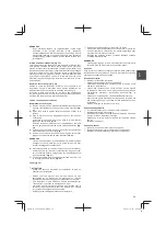 Предварительный просмотр 29 страницы Hitachi Koki Tanaka TCG 22EAB Handling Instructions Manual