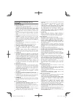 Предварительный просмотр 32 страницы Hitachi Koki Tanaka TCG 22EAB Handling Instructions Manual