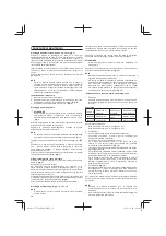 Предварительный просмотр 34 страницы Hitachi Koki Tanaka TCG 22EAB Handling Instructions Manual