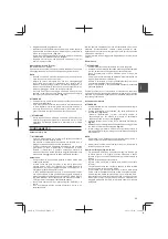 Предварительный просмотр 35 страницы Hitachi Koki Tanaka TCG 22EAB Handling Instructions Manual