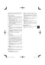 Предварительный просмотр 45 страницы Hitachi Koki Tanaka TCG 22EAB Handling Instructions Manual